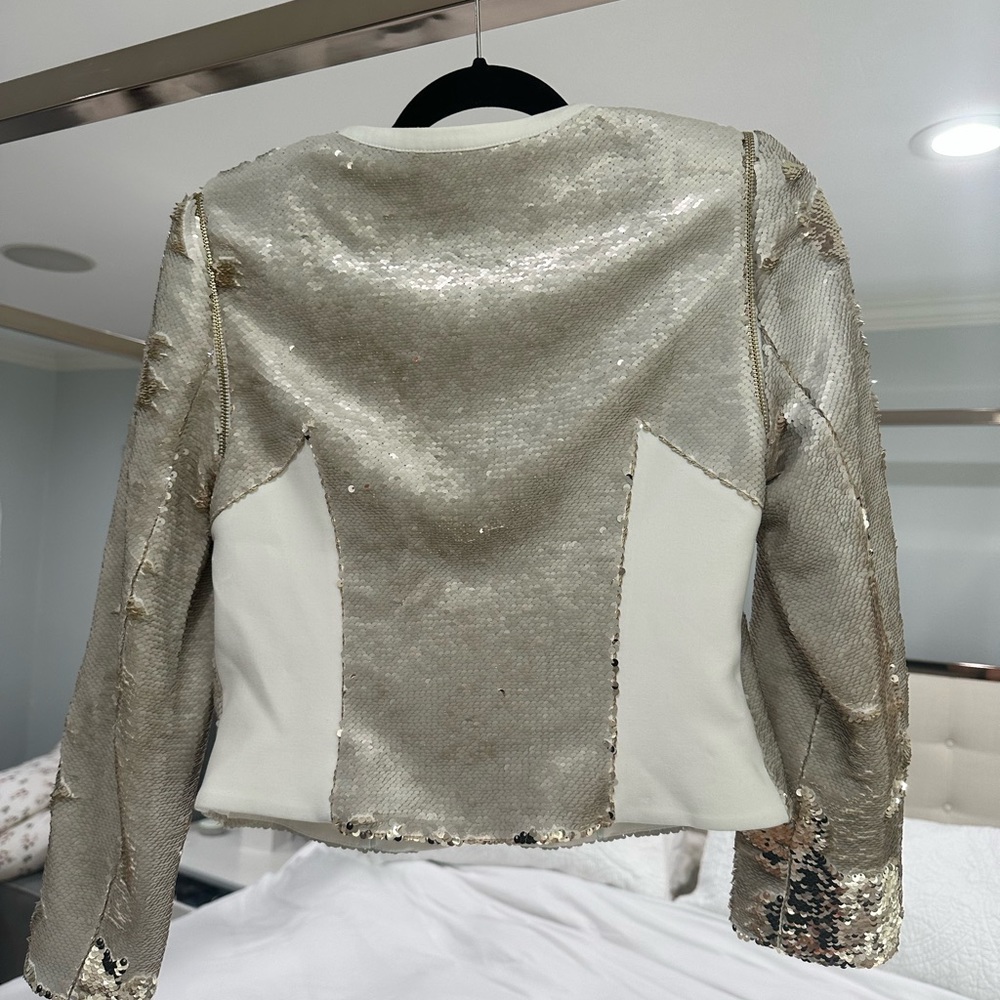 Ted Baker Sequin Jacket Sequin Jacket In Metallic… - image 3